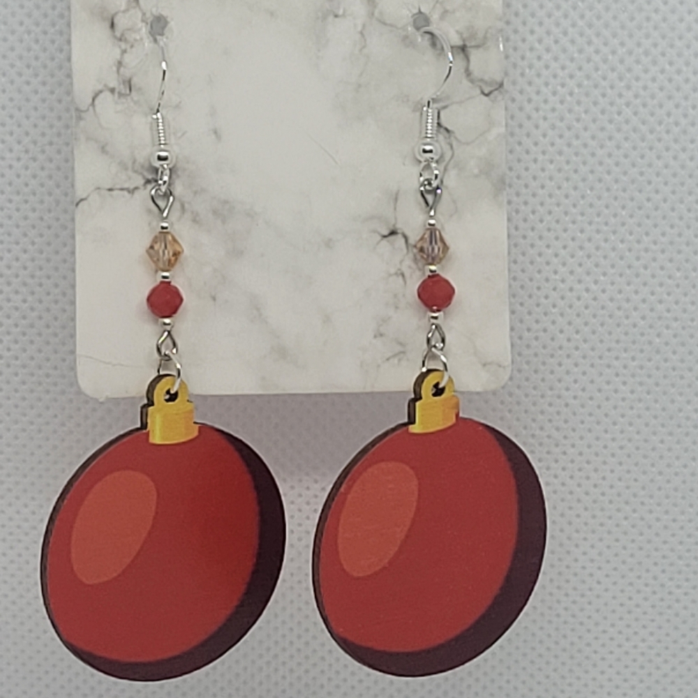 Christmas earrings